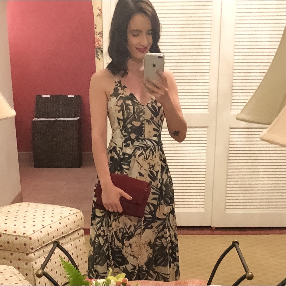 Floral Summer Maxi Dress size 4